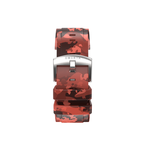 Red Camo Watch Strap