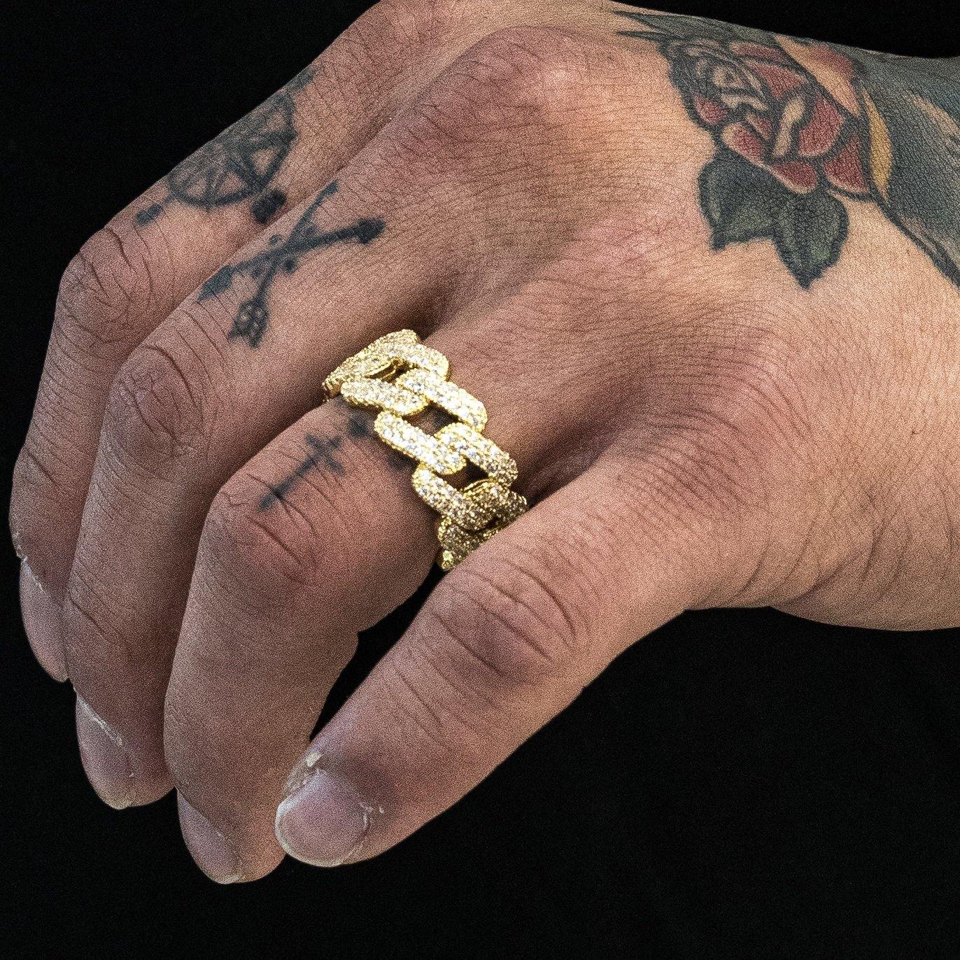 Prong Set Cuban Ring