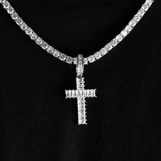 Baguette Cross Pendant