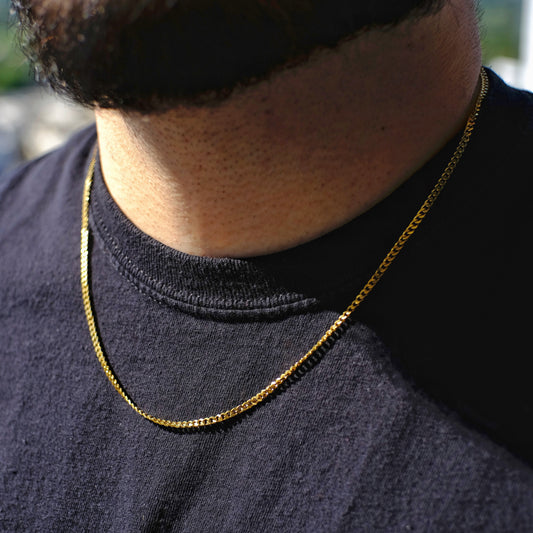 3mm Micro Cuban Link Chain