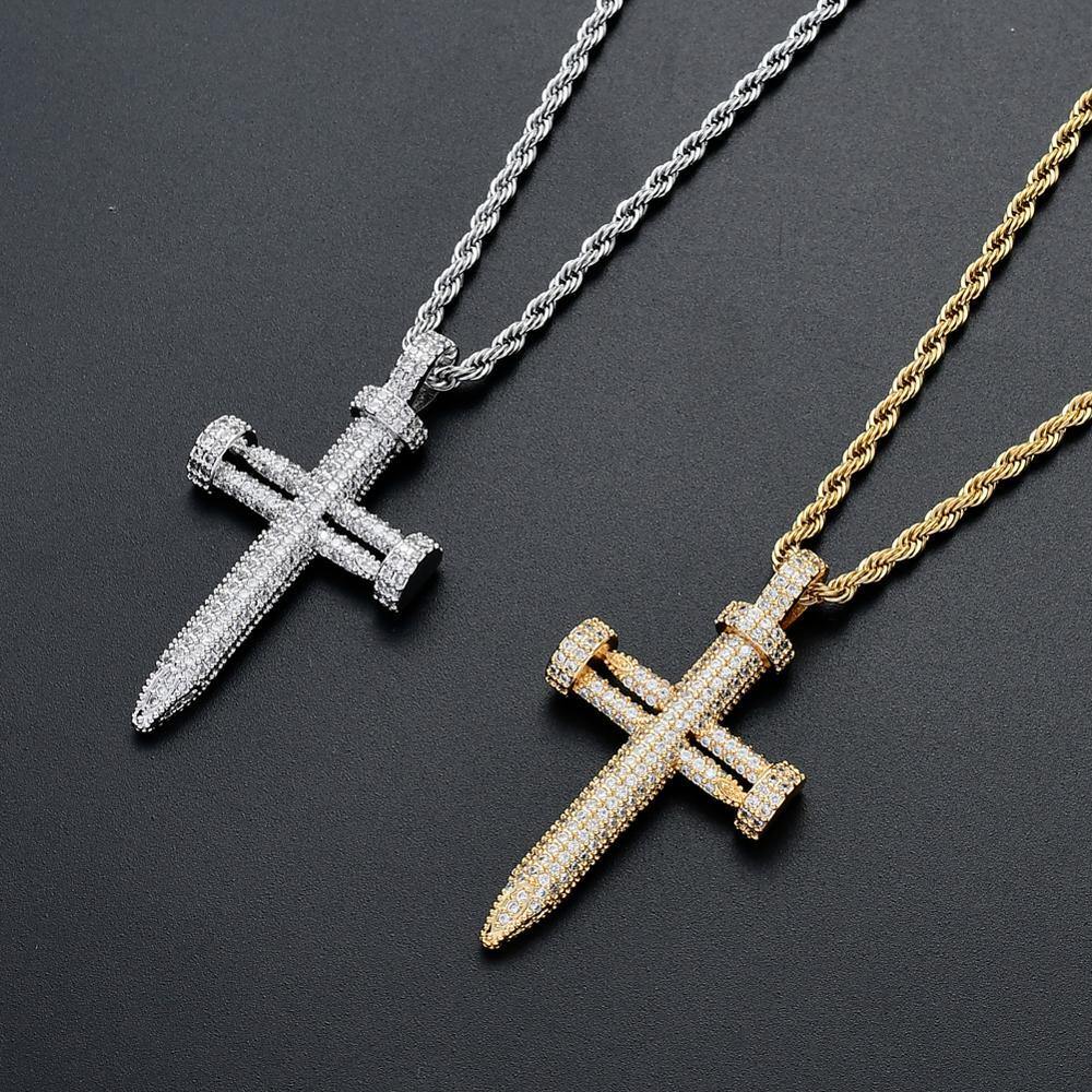 Nails Cross Pendant