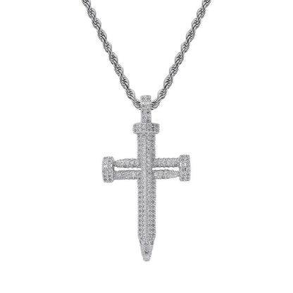 Nails Cross Pendant